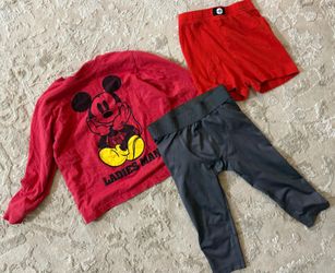 Boys Size 4T Mickey Mouse, Pokemon Clothes Bundle