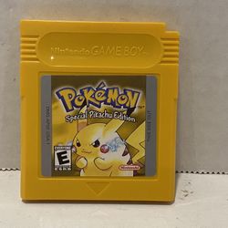 Authentic Pokémon Yellow Version With New Save Battery