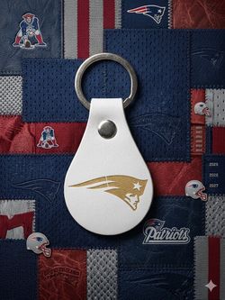 New England Patriots Light Purple Keychain