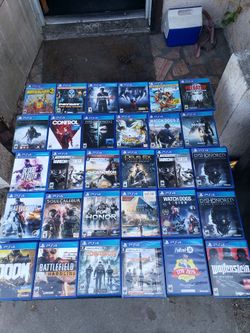 No Scratches All works Some Sealed. $20! Each. 3 for $50! 7 for $100! 15 for $200!. Playstation 4 PS4 works on PS5 or PS5 Games $40! Each or 4 for 120