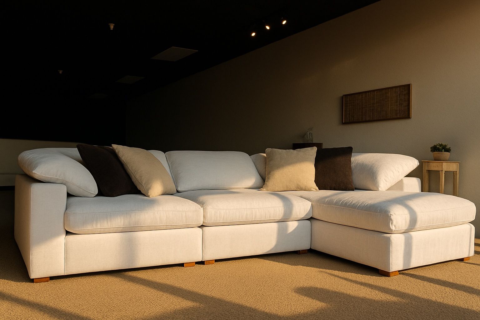 Cloud Modular Convertible Sofa Bed – Sectional w/ Reversible Ottoman – New + Free Delivery