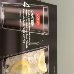 Bodum double wall glasses
