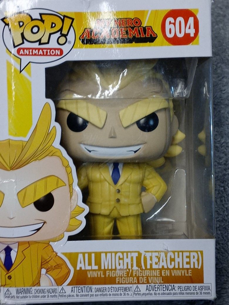 Funko Pop Animation My Hero Academia Teacher All Might Figure And Then