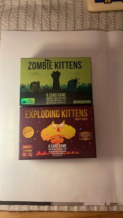 Zombie Kittens & Exploding Kittens Party Pack Bundle