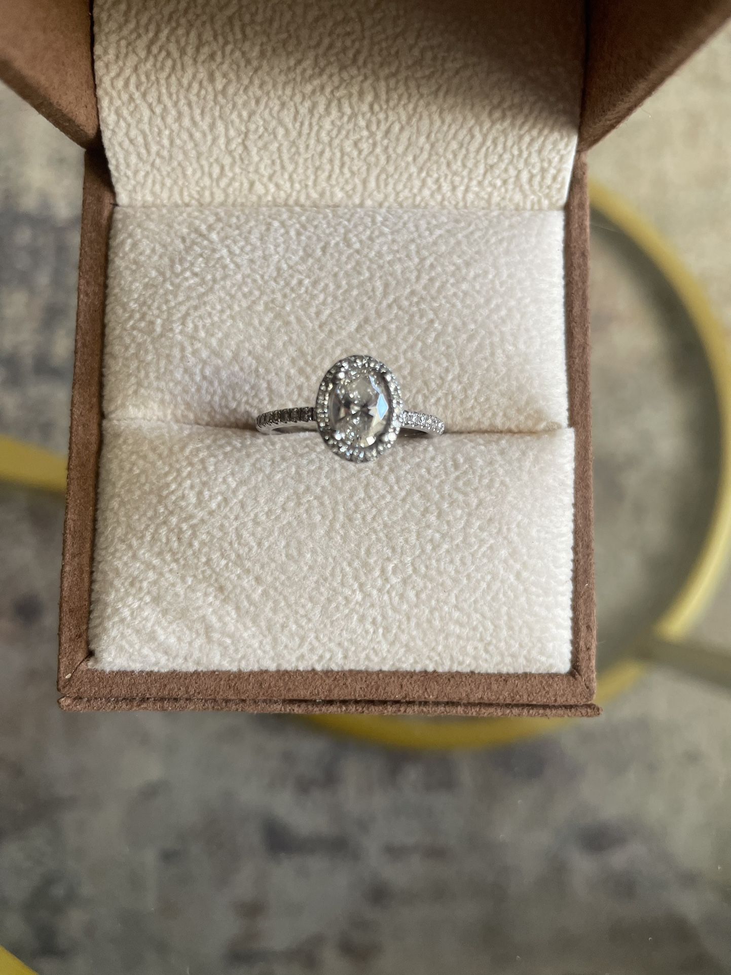 GIA Certified Lab Grown Diamond .75 Ct Engagement Ring.