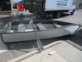 Used 12 FT FOLDING PORTA BOTE Boat With Paddles (Needs TLC)