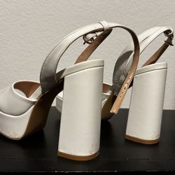White high heel shoes - Women’s 6.5
