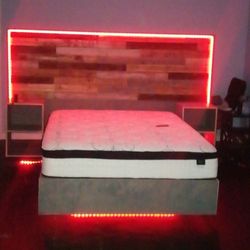 Custom Platform Queen Bed (Alexa Enabled)