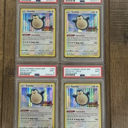 Pokemon SWSH #068 Snorlax HOLO Prerelease PSA 10