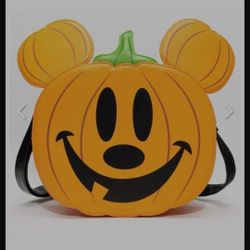 Mickey Mouse Jack o' Lantern Loungefly Crossbody Bag