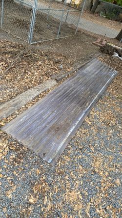 Free 12’ long wavey plastic sheets