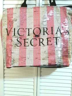Victoria Secret Sequin Tote Bag