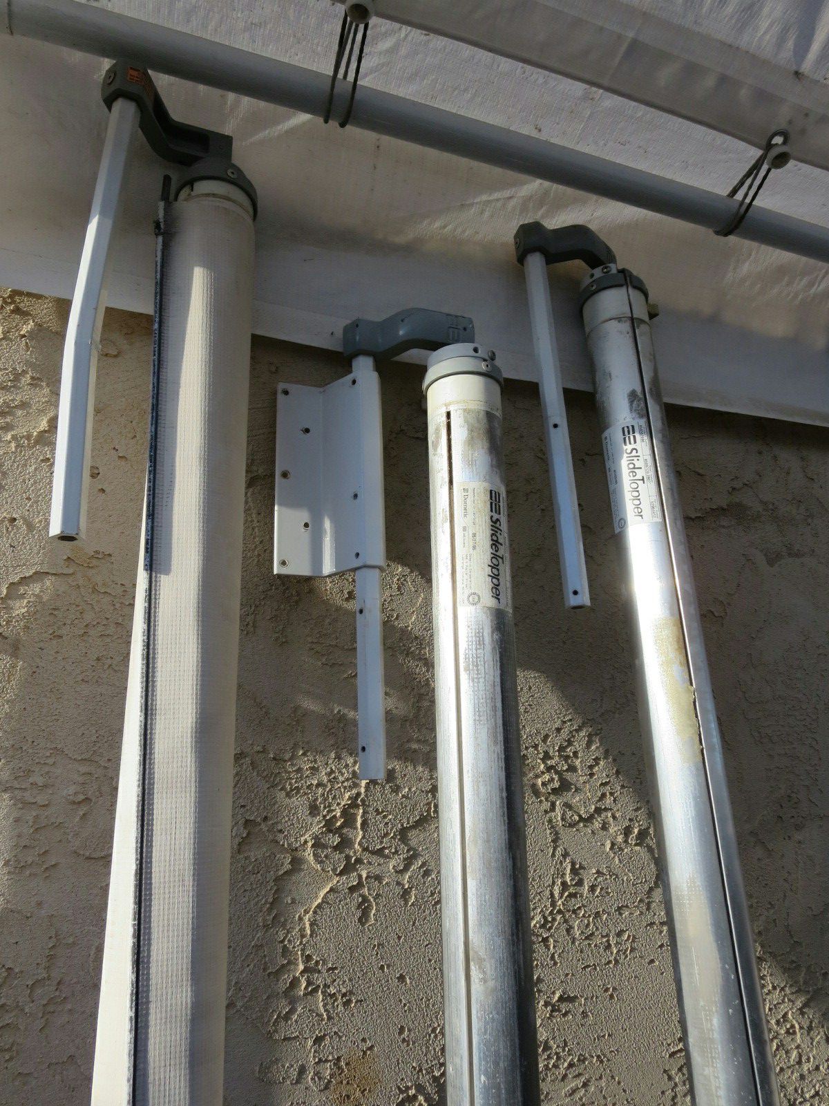 Awning cover tubes