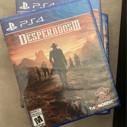 Sony PlayStation Desperados 3 PS4 game