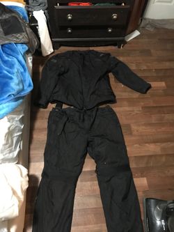 Frank Thomas motorcycle protective padding jacket and pants