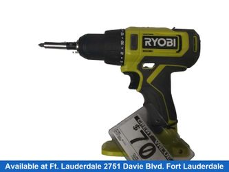 Ryobi Pcl206 Green Cordless Standard Drill