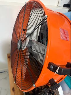 The fans are in 95% new condition—used only once or twice and practically brand new—now on special sale.