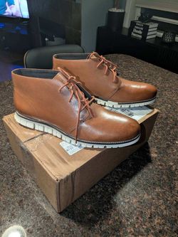 New  Cole Haan Zerogrand Chukka Boot British Tan Brown, Men’s Sz 11, C35593