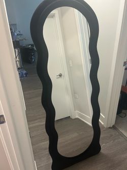 Wavy Floor Mirror