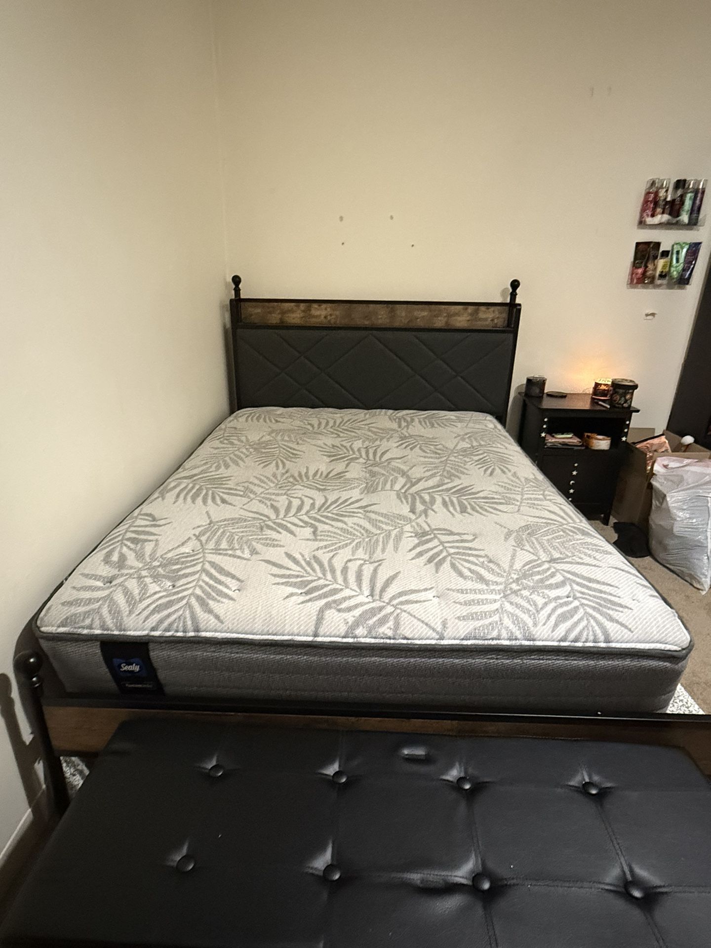 Full Bed Frame And Mattress