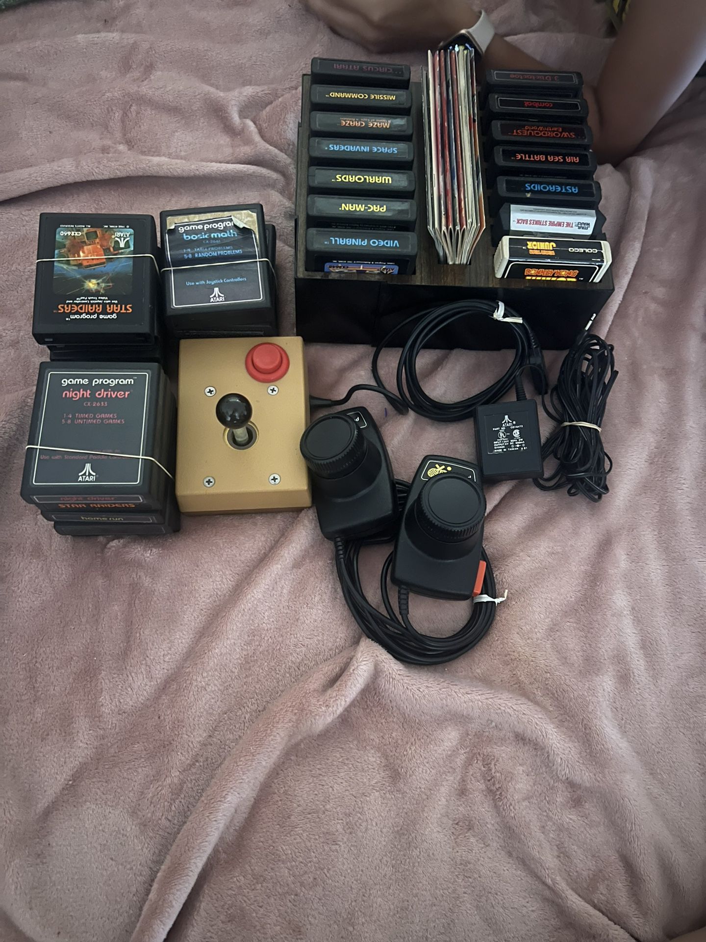 Atari Games & Controllers Set. 