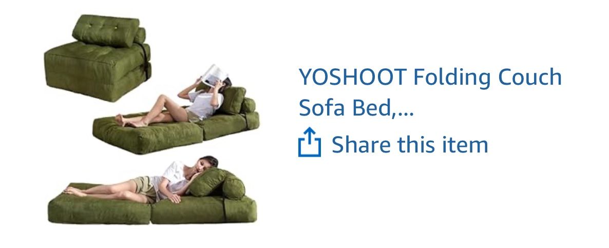 Green Sofa Bed