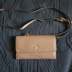 Women's Tommy Hilfiger Brown Color Crossbody Wallet Purse