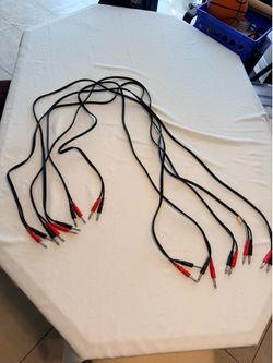 5 Stereo Cables Hosa CPP-202 Dual 1/4 Inch TS to Dual 1/4 Inch TS Stereo Interconnect Cable, 6.6 Fr