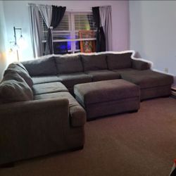 Big Sofa Set with ottoman