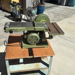 6” Belt/9” Disk Sander. 
