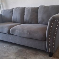 2 Gray Couches - $50 For Both! (3 Seater + 2 Seater)