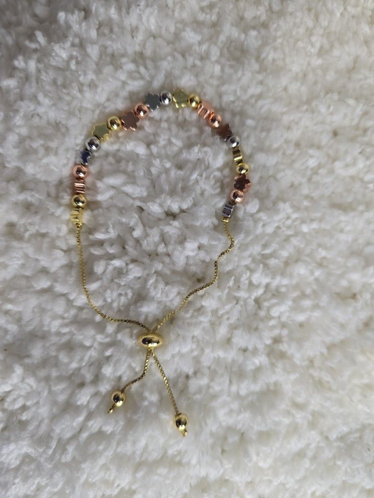 Ella Star-Light Push Pull Bracelet Luxurious 18K Gold-plated