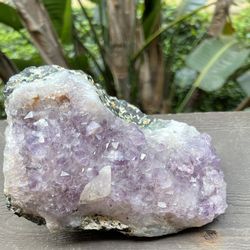 Amethyst crystal cluster