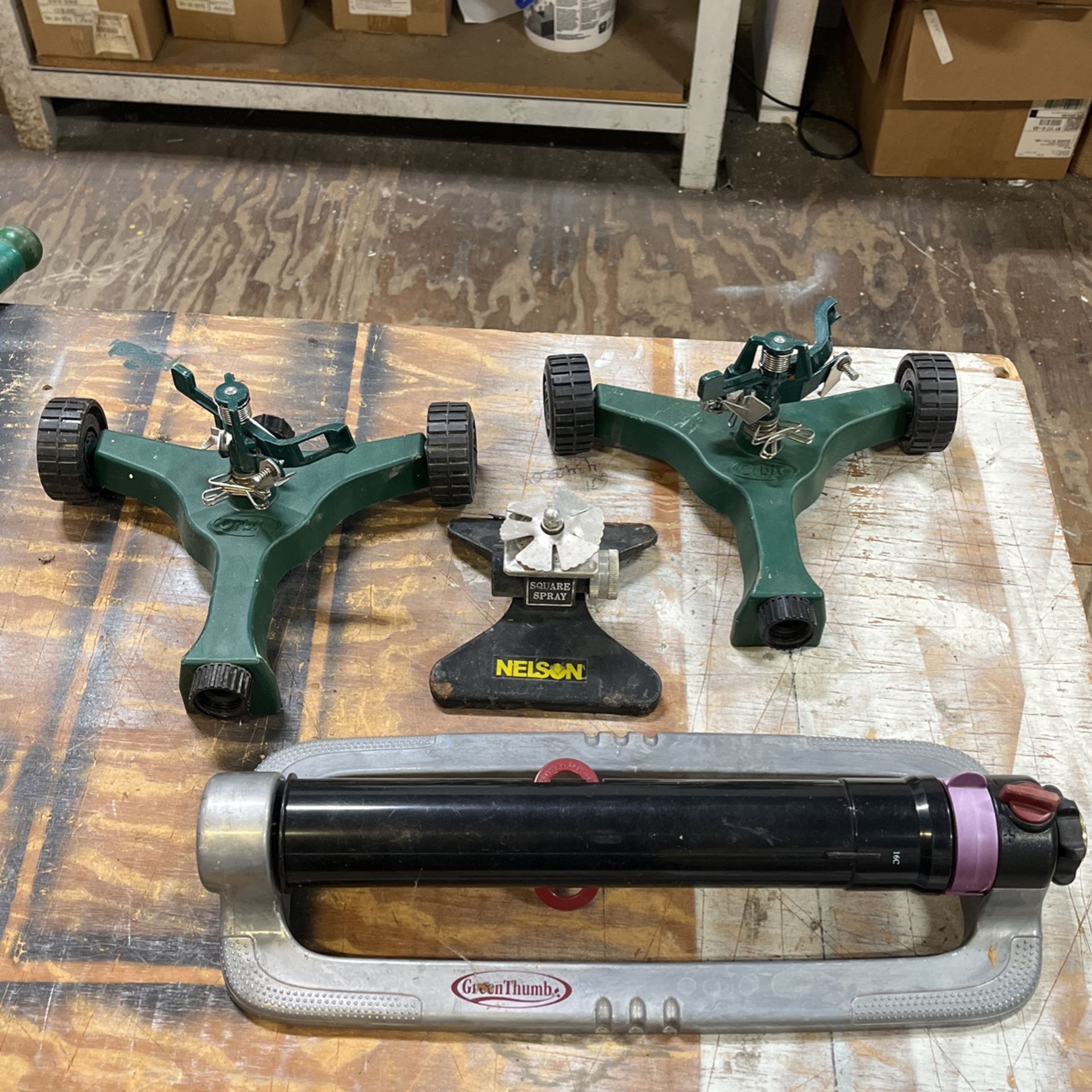 Assorted sprinklers