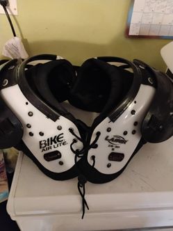 2 football shoulder pads