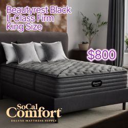 BEAUTYREST BLACK L-CLASS FIRM KING Sz.