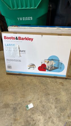Boots and Barkley large two-door wire percrate