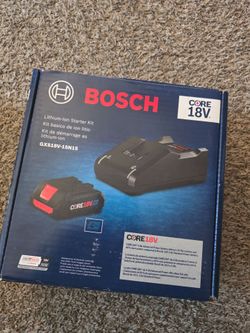 : Kit de Batería Bosch CORE18V 4.0Ah + Cargador Rápido (Nuevos)