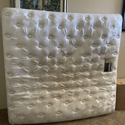 King mattress, Box Springs, Adjustable Frame And Headboard