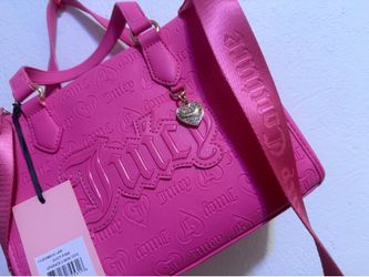 JUICE COUTURE WOMENS PINK HANDBAG