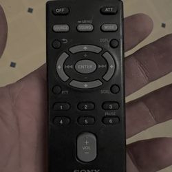Control Remote For Sony Car Stereo 