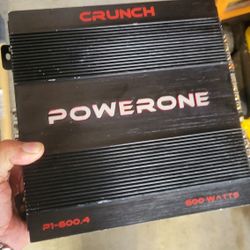 Crunch Amplifier 600.4 Watts 4 Channel 