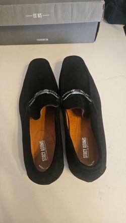 STACY ADAMS Men'S Neville Moc-Toe Slip-On Penny Loafer Size 14M