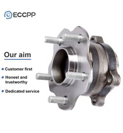 Pair of rear wheel bearing assembly for Nissan infinity 07-14