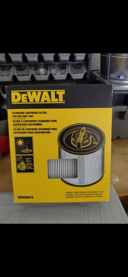 DeWalt Standard Cartridge Filter for Wet/Dry Vac