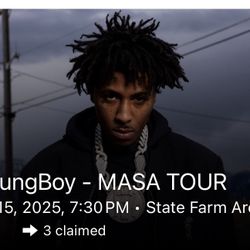 2 Concert Tickets- NBA Young Boy