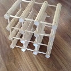   WOODEN   SHELF   FOR  BOTTLES ……BY  $ 10