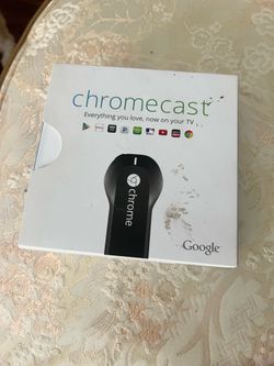 Google Chromecast 1st Gen H2G2-42 HDMI Streaming Media Tested Factory Reset