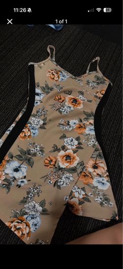 Floral Mini Dress with Spaghetti Straps