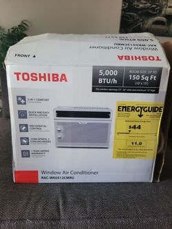 Toshiba Window Air Conditioning with Brackets